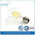 UL approved e27 4w 6w 8w edison led A60 dimmable filament bulb 120V